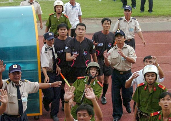 Nguyễn Trọng Thư, trọng tài Nguyễn Trọng Thư, VLeague 2017, sân Thống Nhất, CLB Long An, TP.HCM vs Long An