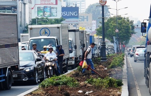 TPHCM, cửa ngõ Tân Sơn Nhất, kẹt xe, phân luồng giao thông, đường Trường Sơn,
