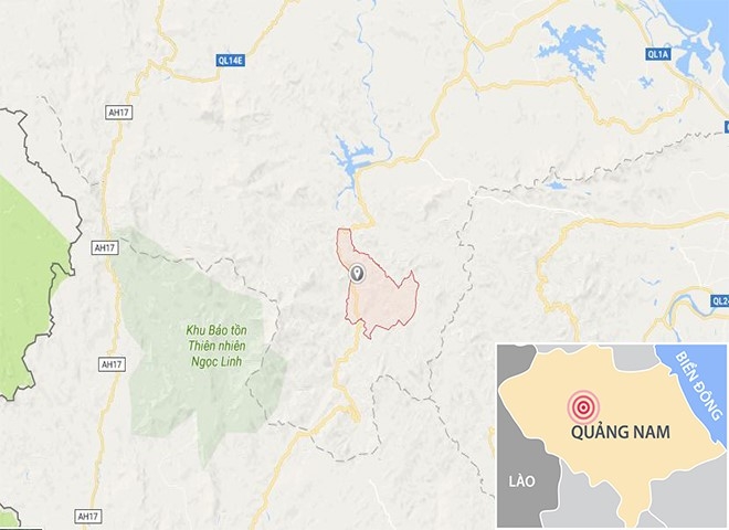 Dong dat 3,9 do richter o Quang Nam hinh anh 2