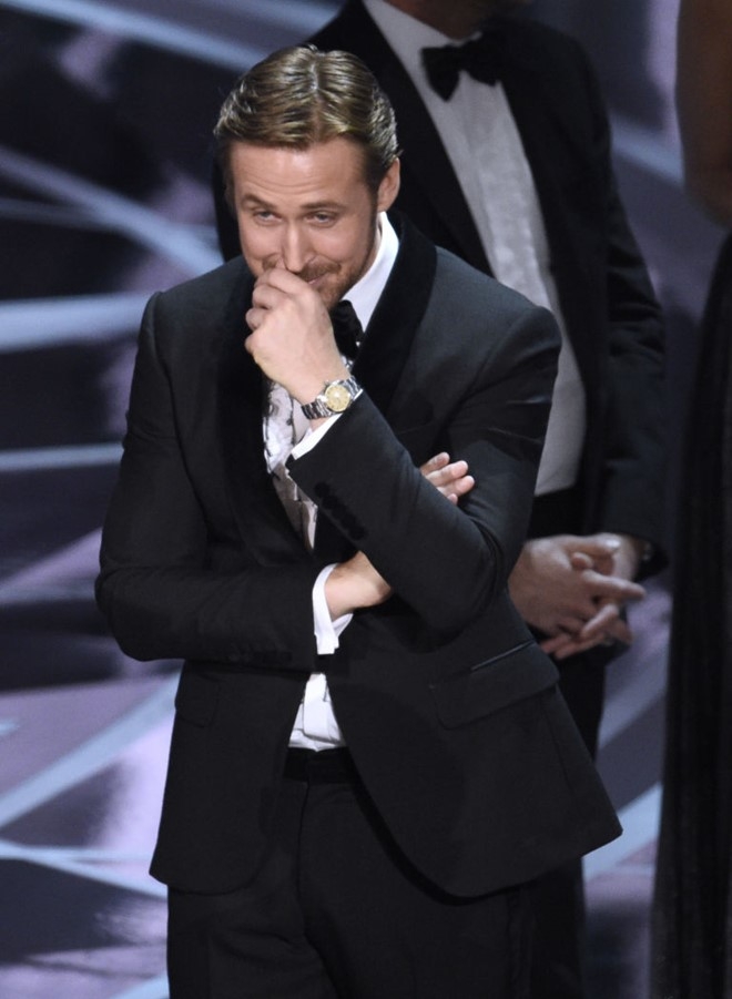 Nu cuoi kho hieu cua Ryan Gosling tai su co Oscar hinh anh 1