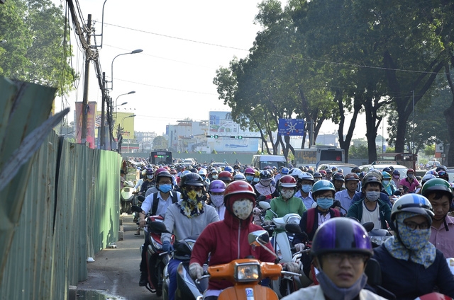 kẹt xe cửa ngõ sân bay