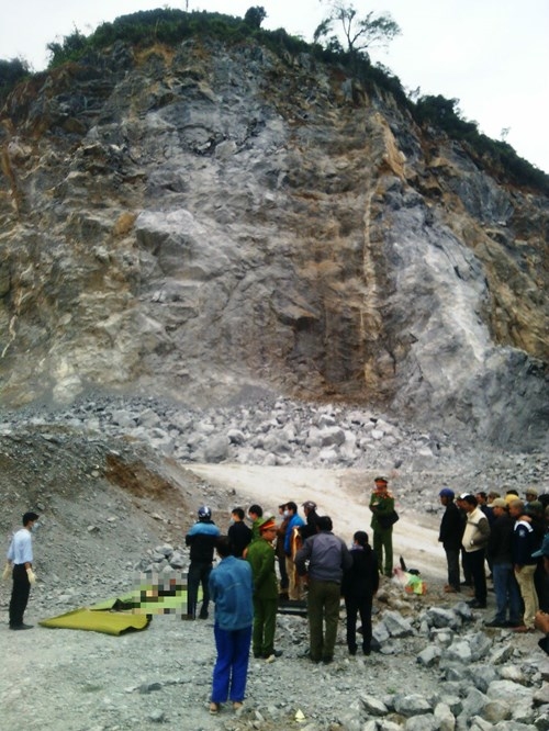 Tai nạn tại mỏ đá, một người tử vong khi rơi từ độ cao 50 m - ảnh 1