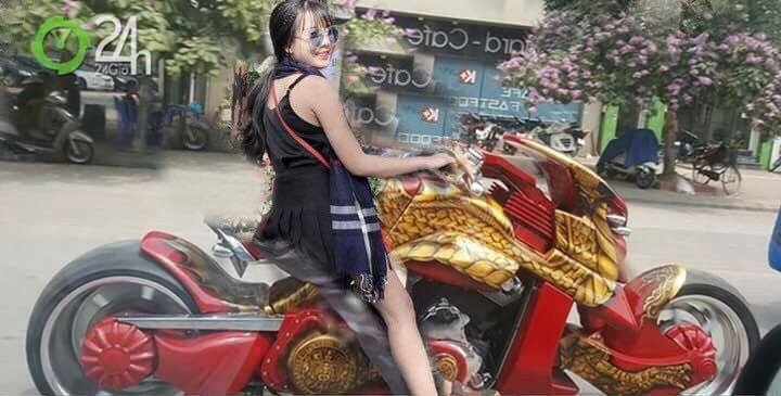 Cười lộn ruột với bộ ảnh chế muốn được cưỡi xe SH của cô gái thích sống ảo