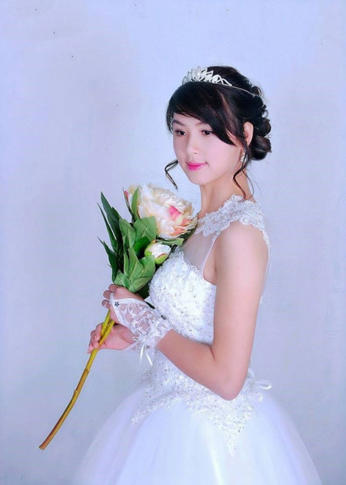 xuc dong cau chuyen cua co dau cam diec xinh dep o thanh hoa hinh anh 2