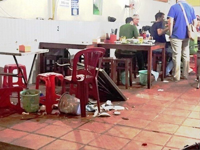 Xác định được nhóm côn đồ chém một công an bị thương ở Sài Gòn - Ảnh 1.