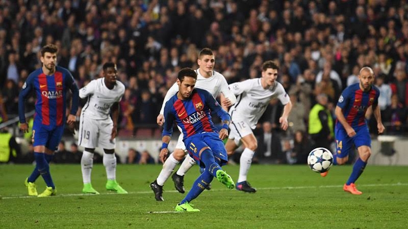 Neymar, Suarez, Messi, Barca, PSG, Champions League
