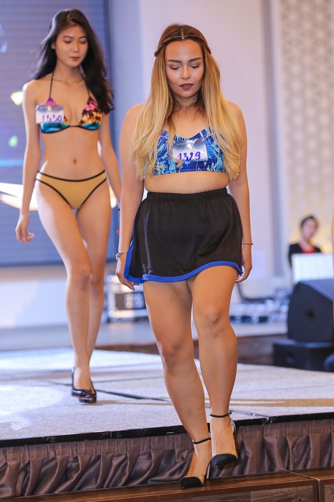 Dan thi sinh The Face khoe hinh the voi bikini hinh anh 8