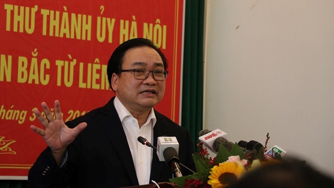 Bí thư Hà Nội nhấn mạnh việc xử lý vỉa hè phải bền vững