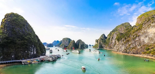  Vịnh Hạ Long là một trong những địa điểm nổi tiếng xuất hiện trong phim Kong 