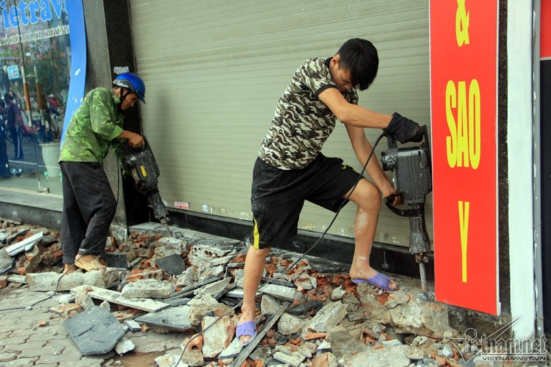 Hà Nội, quận 1, vỉa hè, vỉa hè Hà Nội, chủ tịch Nguyễn Đức Chung