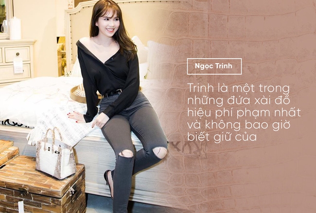 Ngọc Trinh: Trinh dùng đồ hiệu phí phạm nhất, trời mưa người khác ôm túi vào bụng, còn Trinh lấy túi để che đầu - Ảnh 4.