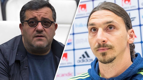 Siêu cò Raiola đàm phán đưa Ibrahimovic sang Mỹ