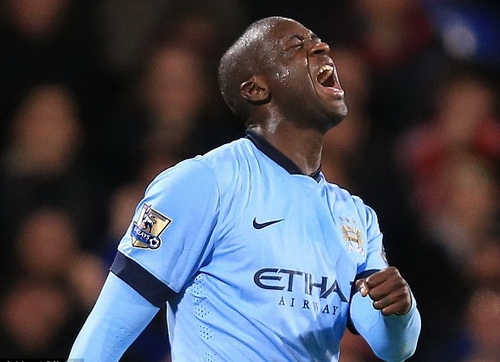 Yaya Toure rớt phong độ ghê gớm từ sau Cúp châu Phi 2015