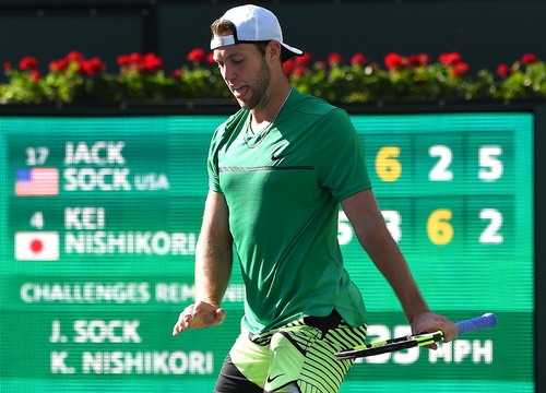 Jack Sock chờ tiếp tục gây sốc giải đấu trên sân nhà