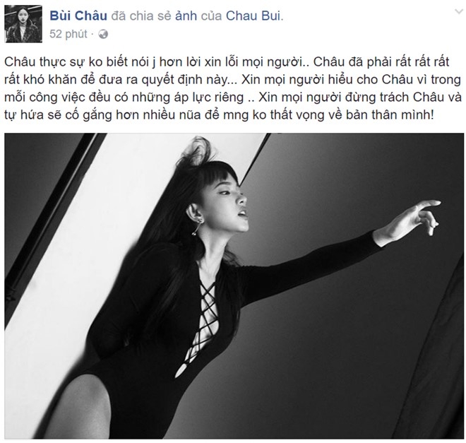 Hot girl Chau Bui bat ngo rut khoi The Face hinh anh 1