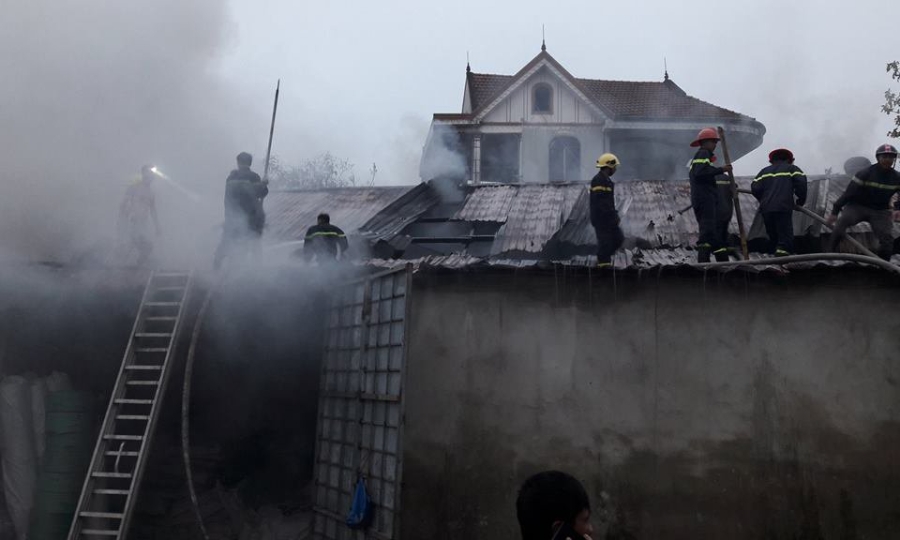 Nghệ An, cháy kho hàng, phòng cháy chữa cháy
