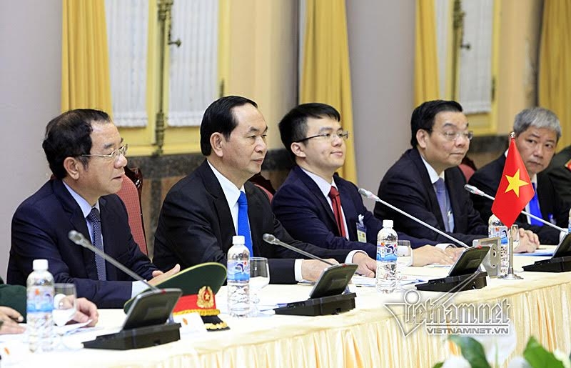 Chủ tịch nước Trần Đại Quang, Tổng thống Israel, chất độc da cam