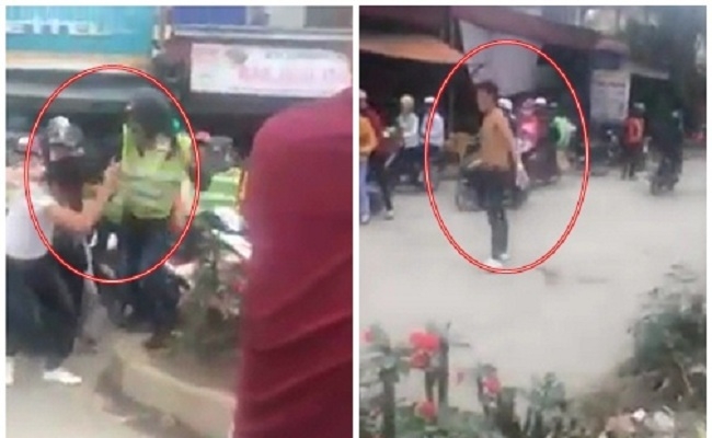 Nhóm phượt thủ nẹt pô, đánh hội đồng 1 thanh niên gây náo loạn giao thông