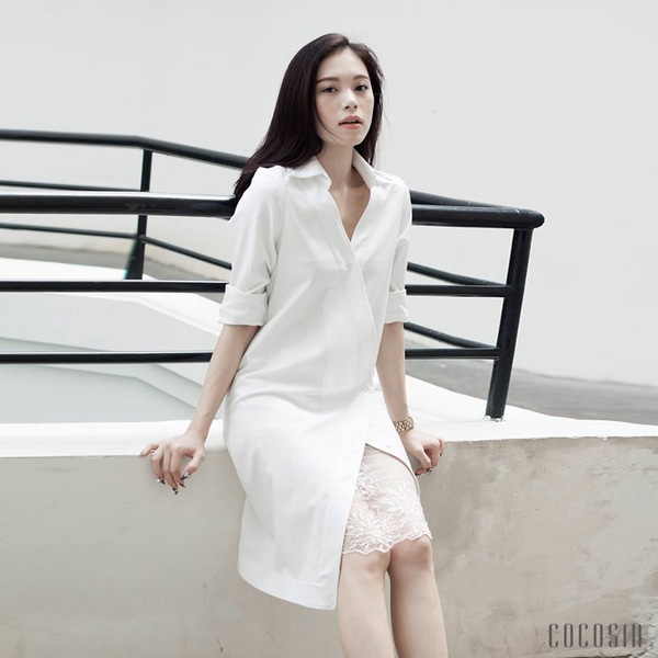 Thời tiết mát mẻ, nàng công sở tha hồ đẹp xinh với đủ kiểu váy sơmi đến sở làm mỗi ngày - Ảnh 2.