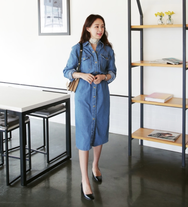 Thời tiết mát mẻ, nàng công sở tha hồ đẹp xinh với đủ kiểu váy sơmi đến sở làm mỗi ngày - Ảnh 7.