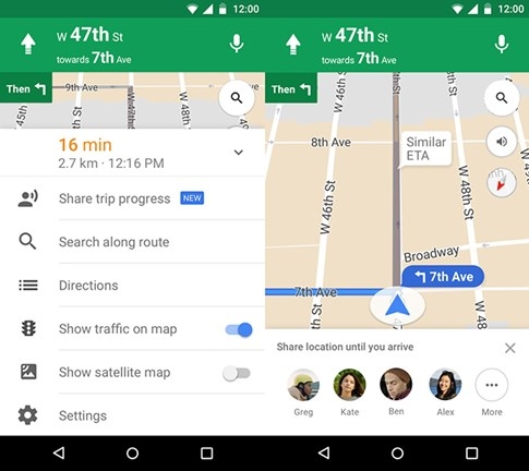 Google Maps bổ sung chức năng chia sẻ vị trí - ảnh 1