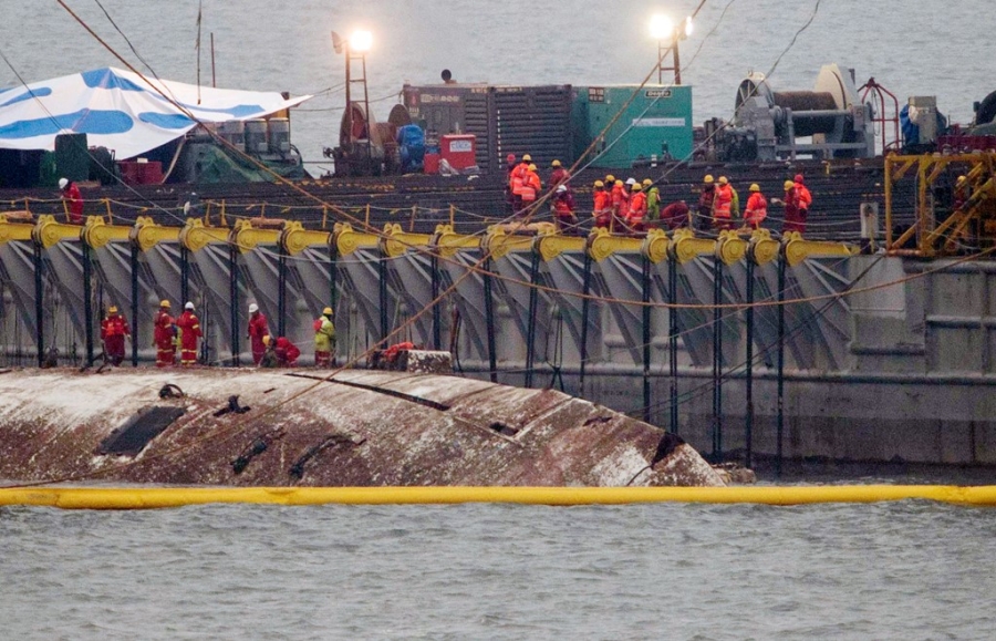 Pha Sewol tro ve sau 3 nam nam o day bien hinh anh 5