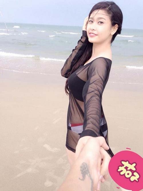 hinh anh sexy nong bong cua truong quynh anh do chinh chong ghi lai hinh anh 5