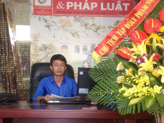  Trưởng Văn phòng đại diện Báo Kinh doanh và Pháp luật tại Hải Phòng Phan Văn Thương khi còn đương chức 