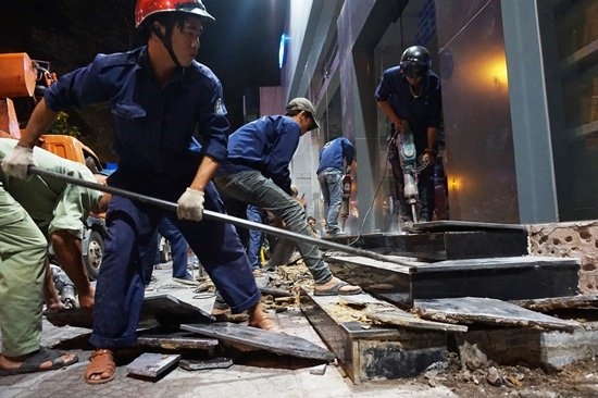 Quận 1, ông Đoàn Ngọc Hải, vỉa hè, giành lại vỉa hè, phó chủ tịch Hải, phó chủ tịch Đoàn Ngọc Hải