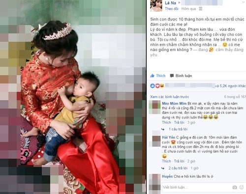co dau xinh dep vua to chuc dam cuoi vua cho con bu khien chi em tiec hui hui