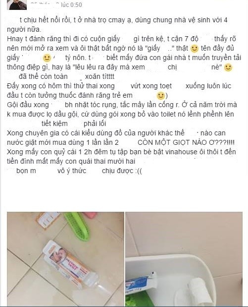 Sinh vien uc che vi ban cung phong o ban, ham Facebook hinh anh 1