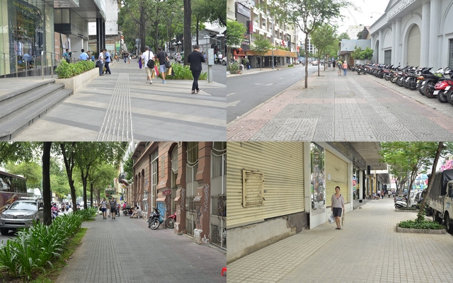  Vỉa hè nhiều tuyến đường thênh thang sau chiến dịch đòi lại vỉa hè. 