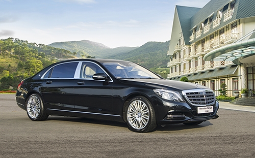 Mercedes-Maybach bản S500 với vành hợp kim đa chấu 20 inch. Ảnh chi tiết