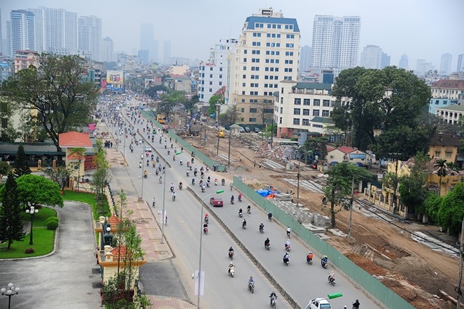 Ha Noi xay duong tren cao o truc 'duong cong mem mai' hinh anh 1