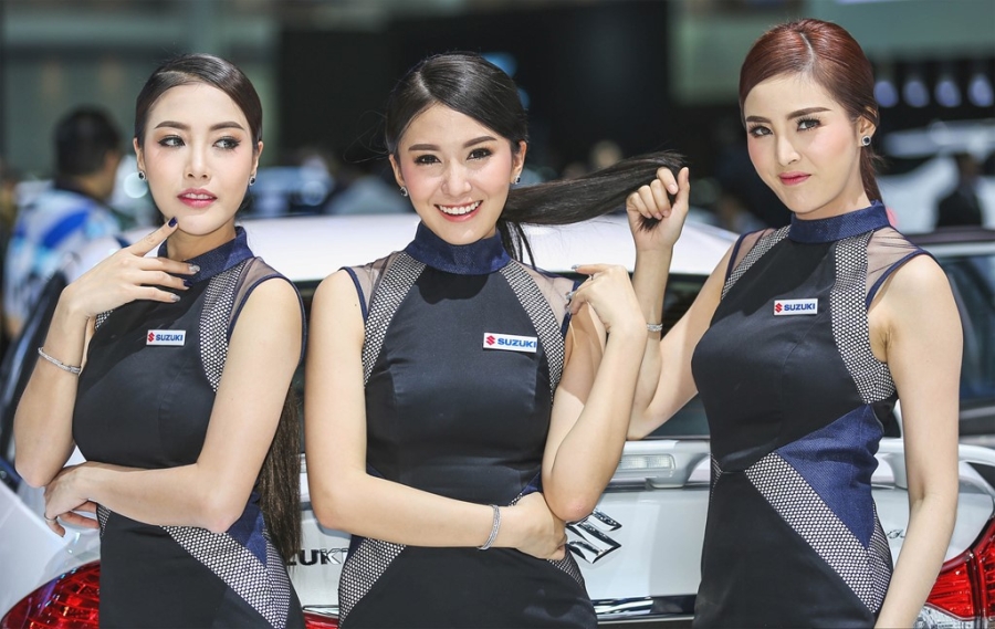 Nguoi dep khoe sac o trien lam Bangkok Motor Show 2017 hinh anh 2