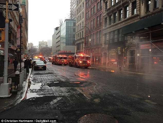 Nổ lớn, New York , nổ ở New York