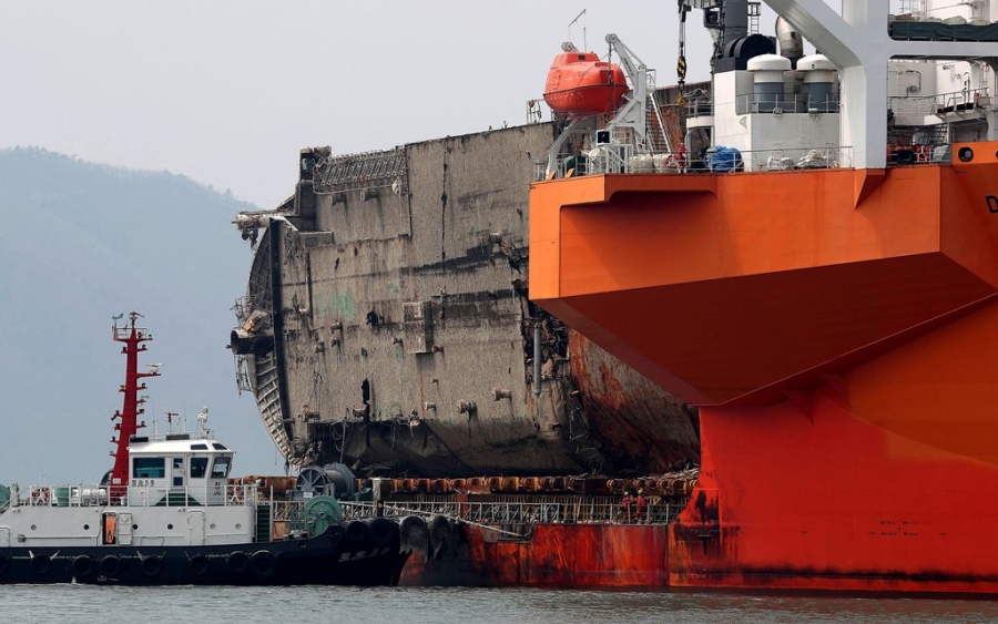 Pha Sewol da cap ben cuoi cung sau 1.080 ngay hinh anh 2