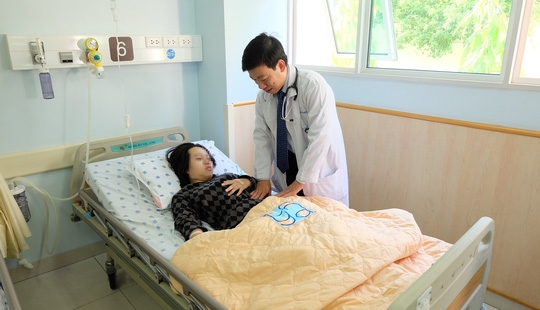  Nữ bệnh nhân may mắn được phát hiện, can thiệp kịp thời. 