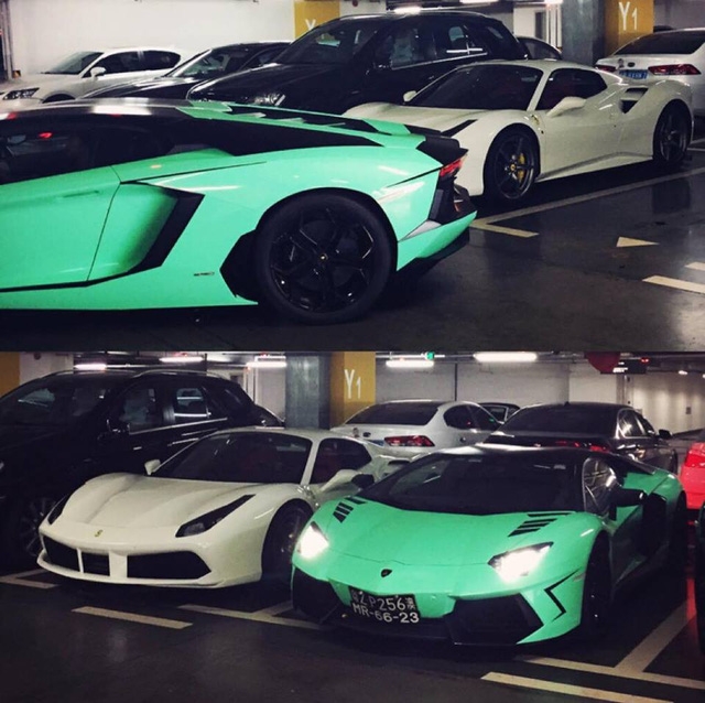 Tay chơi Việt méo mặt khi Lamborghini Aventador màu xanh ngọc bị lửa thiêu rụi - Ảnh 8.