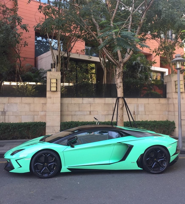 Tay chơi Việt méo mặt khi Lamborghini Aventador màu xanh ngọc bị lửa thiêu rụi - Ảnh 9.