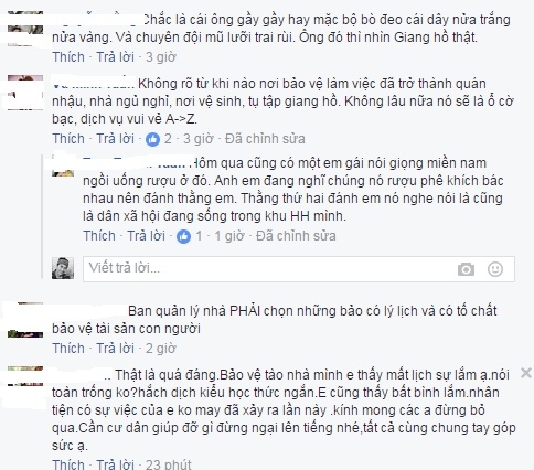  Những ý kiến này đã được phản ánh nhiều lần. 