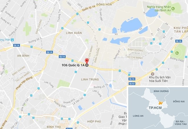 Hai thanh nien nam bat dong tren quoc lo 1, mot nguoi tu vong hinh anh 2