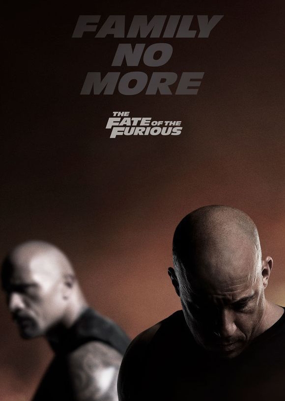 Hai ngôi sao xuất hiện trên poster của “The Fate of the Furious”.