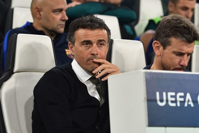 HLV Enrique nhận trách nhiệm khi Barcelona thua đau trước Juventus /// AFP