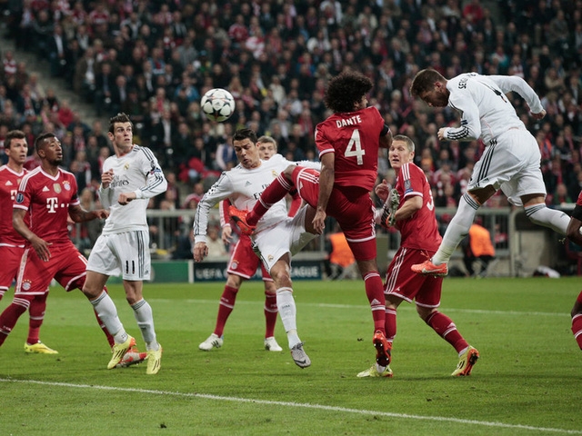  Real Madrid bất ngờ hạ Bayern Munich 5-0 sau hai lượt trận bán kết Champions League 2013-14. 
