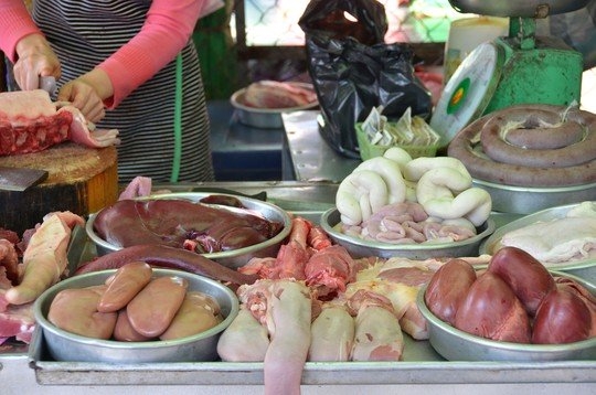 Thực phẩm bẩn, thực phẩm độc hại, phụ phẩm động vật, nội tạng động vật, thịt nhập khẩu