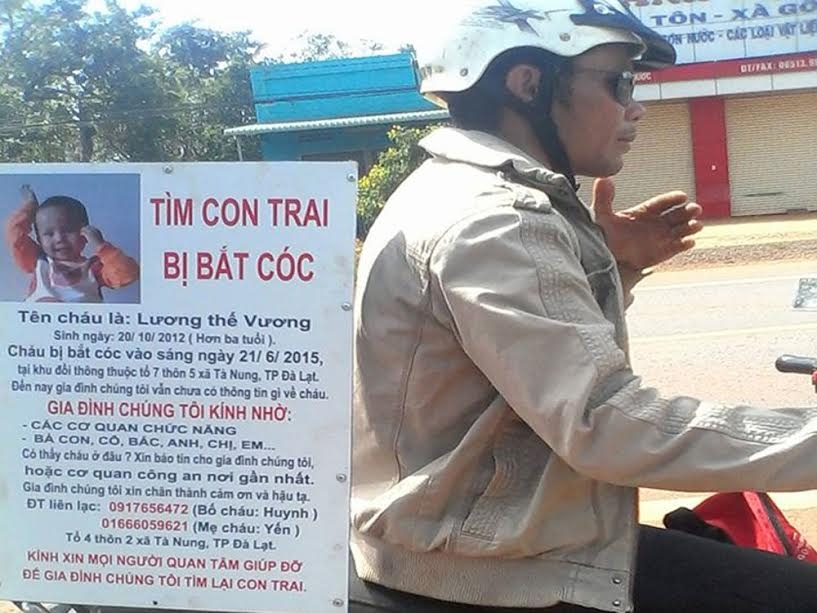 con trai mất tích, tìm con, người cha tìm con, mất tích, lâm đồng