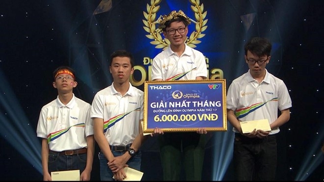 Nam sinh cang choi cang hay tai cuoc thi thang Olympia hinh anh 1