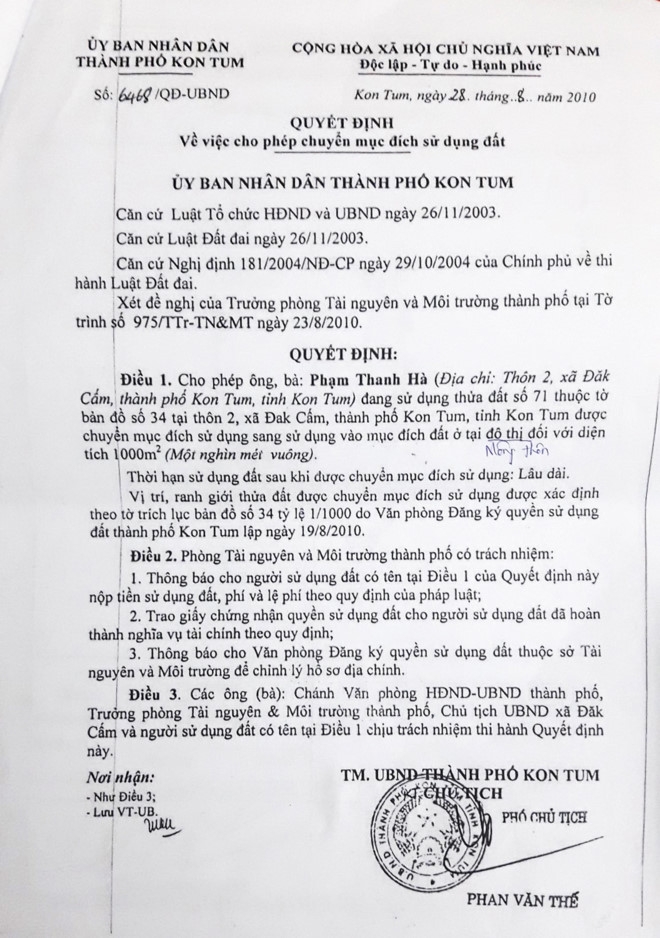 Nguoi dan yeu cau do biet phu cua Uy vien Thuong vu Tinh uy Kon Tum hinh anh 3