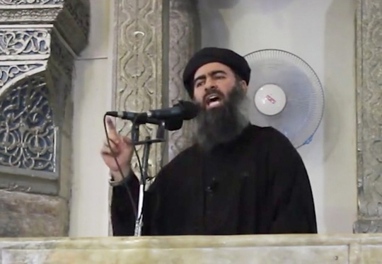  Thủ lĩnh tối cao của IS, Abu Bakr al-Baghdadi. Ảnh: Rudaw 